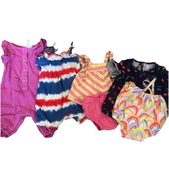 Lot Of 10 Baby Footie Pajamas Size 3-6 Months - Picture 1 of 13